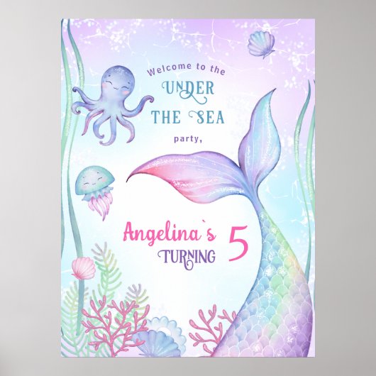 Nautisches Geburtstagsgedicht. Poster (Vorne)