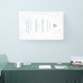 Nautisches Hochzeits-Willkommensschild Banner (Messe)