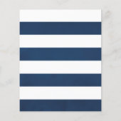 Nautisches Hochzeitsfest-Foto Flyer (Hinten)