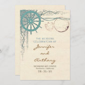 Nautisches Hochzeitsprogramm Programm (Vorne/Hinten)