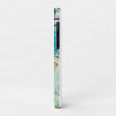 Nautisches iPhone-Case mit blauem Anker Case-Mate iPhone Hülle (Hinten/Links)