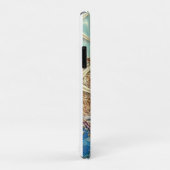 Nautisches iPhone-Case mit blauem Anker Case-Mate iPhone Hülle (Hinten/Rechts)