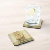 Nautisches klassisches Schiff (neutral) Getränkeuntersetzer (Rechte Seite)