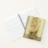 Nautisches klassisches Schiff (neutral) Notizblock (Innenseite)