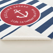 Nautisches Leben ist besser auf einer Bootsdecke G Sherpadecke (3/4)