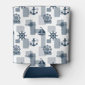 Nautisches Muster Dosenkühler (Vorderseite)