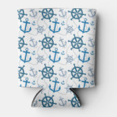 Nautisches Muster Dosenkühler (Vorderseite)