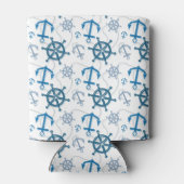 Nautisches Muster Dosenkühler (Rückseite)