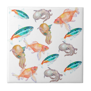 Nautisches Muster Fliese