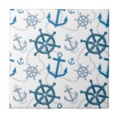 Nautisches Muster Fliese (Vorderseite)
