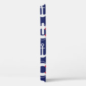 Nautisches Muster für Life Savers & Anchors Case-Mate iPhone Hülle (Rückseite / Rechts)