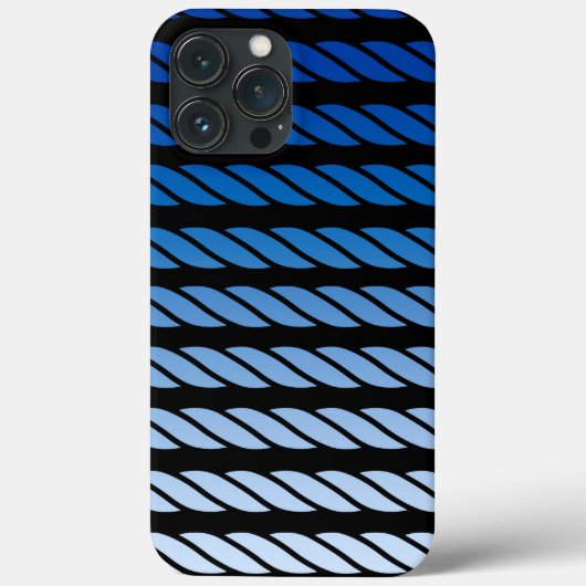 Nautisches Muster für Navy Stripes Case-Mate iPhone Hülle (Rückseite)