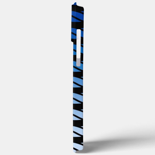 Nautisches Muster für Navy Stripes Case-Mate iPhone Hülle (Rückseite / Links)