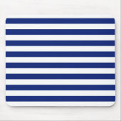 Nautisches Muster für Navy Stripes Mousepad (Vorne)