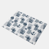 Nautisches Muster Fußmatte (Schrägansicht)