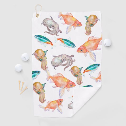 Nautisches Muster Golfhandtuch (Insitu)