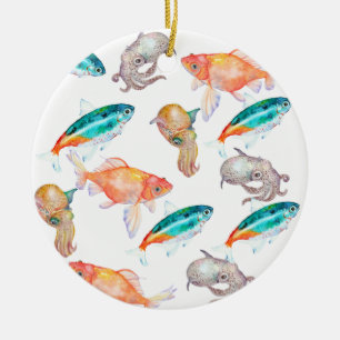 Nautisches Muster Keramik Ornament