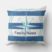Nautisches Muster Kissen (Vorderseite)