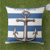 Nautisches Muster Kissen (Gras)