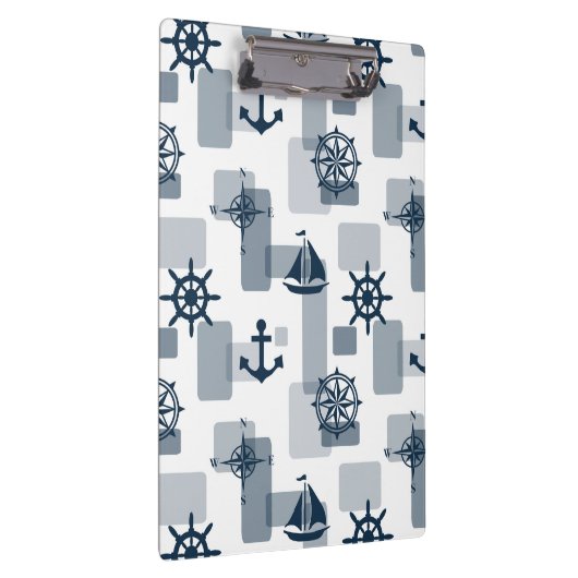 Nautisches Muster Klemmbrett (Rechts)