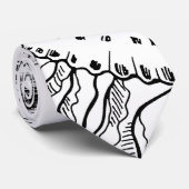 Nautisches Muster Krawatte (Gerollt)