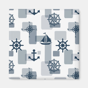 Nautisches Muster Magnet