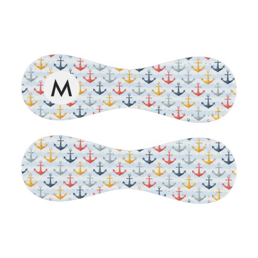 Nautisches Muster mit Ankern Baseball (Paneele)