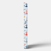 Nautisches Muster mit Ankern Case-Mate iPhone Hülle (Rückseite / Links)