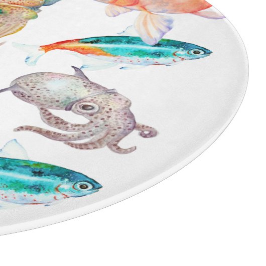 Nautisches Muster Schneidebrett (Ecke)