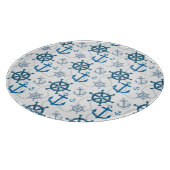 Nautisches Muster Schneidebrett (Ecke)