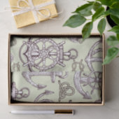 Nautisches Muster Seidenpapier (Geschenk)