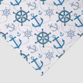 Nautisches Muster Seidenpapier (Ausschnitt)