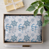 Nautisches Muster Seidenpapier (Geschenk)