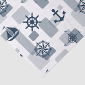 Nautisches Muster Seidenpapier (Ausschnitt)