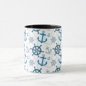 Nautisches Muster Tasse (Zentrum)