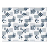 Nautisches Muster Tischdecke (Vorderseite (Horizontal))