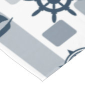 Nautisches Muster Tischdecke (Schrägansicht)