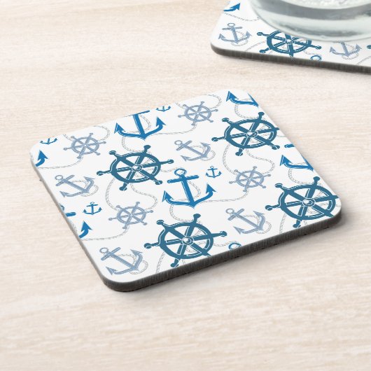 Nautisches Muster Untersetzer (Linke Seite)