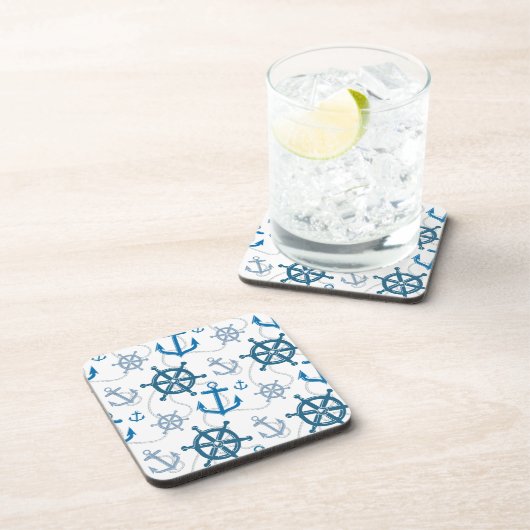 Nautisches Muster Untersetzer (Rechte Seite)