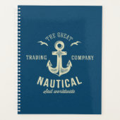 Nautisches Retro-Logo Planer (Vorderseite)