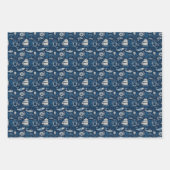 Nautisches Schiff-Ozean-Fragebild Nr. 4 Geschenkpapier Set (Vorderseite 3)