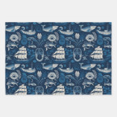 Nautisches Schiff-Ozean-Fragebild Nr. 4 Geschenkpapier Set (Vorderseite 2)