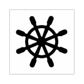 Nautisches Schiffrad Gummistempel (Prägung)