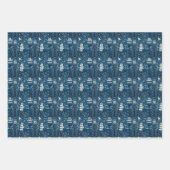 Nautisches Schiffsgedankmuster Nr. 8 Geschenkpapier Set (Vorderseite 3)