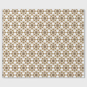 nautisches Schiffshelmrad Geschenkpapier (Flach)