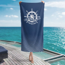 Nautisches Schiffssteuerrad Willkommen an Bord Nav