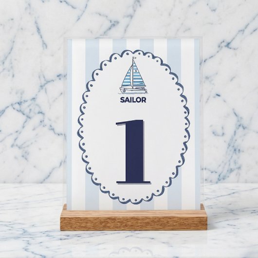 Nautisches Segler-Segmente-Acryltisch-Schild Acrylschild