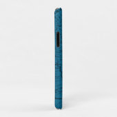 Nautisches Seil Monogramm Karte Blau Case-Mate iPhone Hülle (Hinten/Rechts)