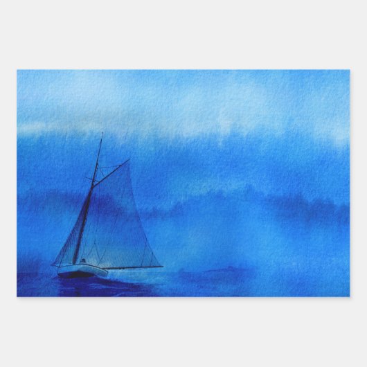 Nautisches Set von Werkzeugen Geschenkpapier Set (Vorderseite 2)