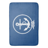 Nautisches Thema Badematte (Vorderseite Vertikal)